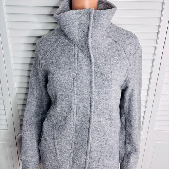 BANANA REPUBLIC Gray Cocoon Zip Jacket Size XS - Picture 3 of 10